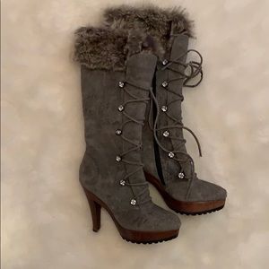 Victoria’s Secret Suede knee high boots